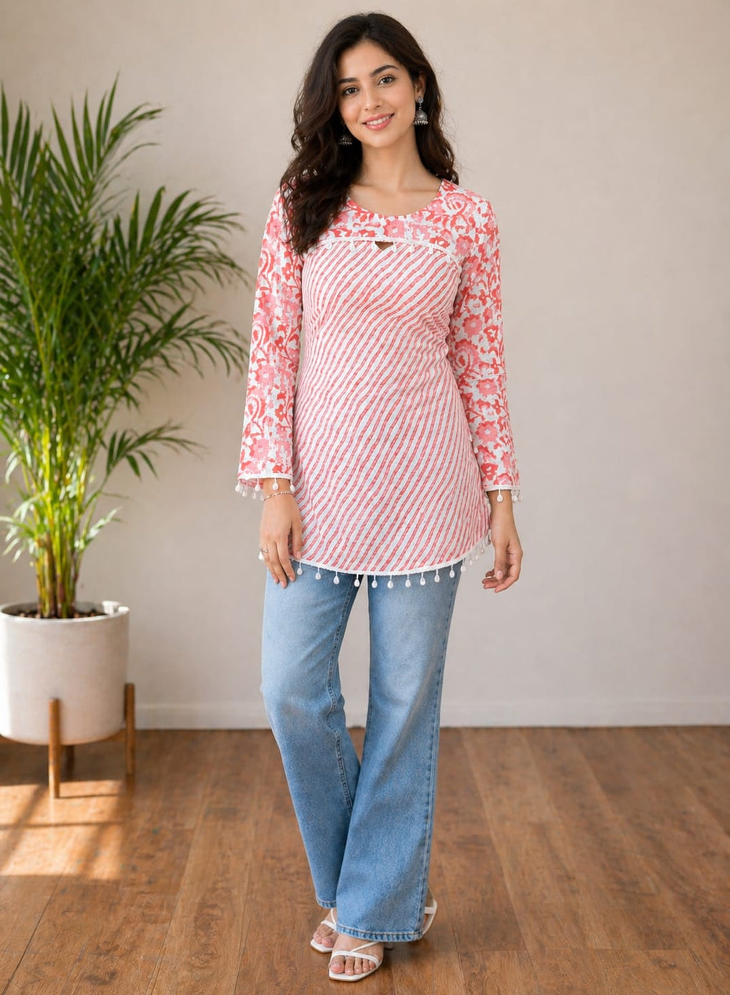 2-in-1 Detachable Sleeve Kurti