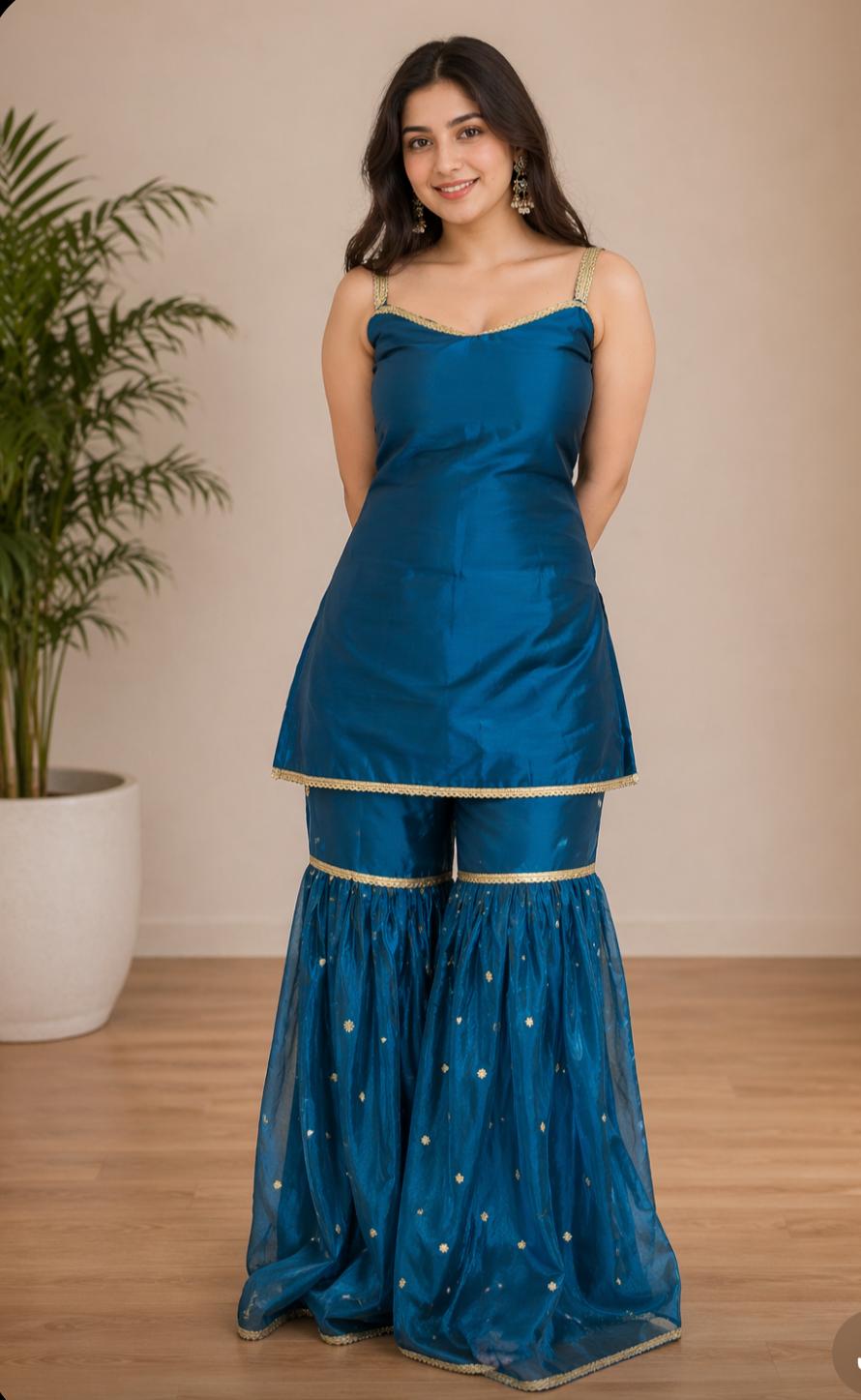 SHARARA KURTA SET WITH DUPATTA