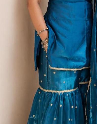 SHARARA KURTA SET WITH DUPATTA
