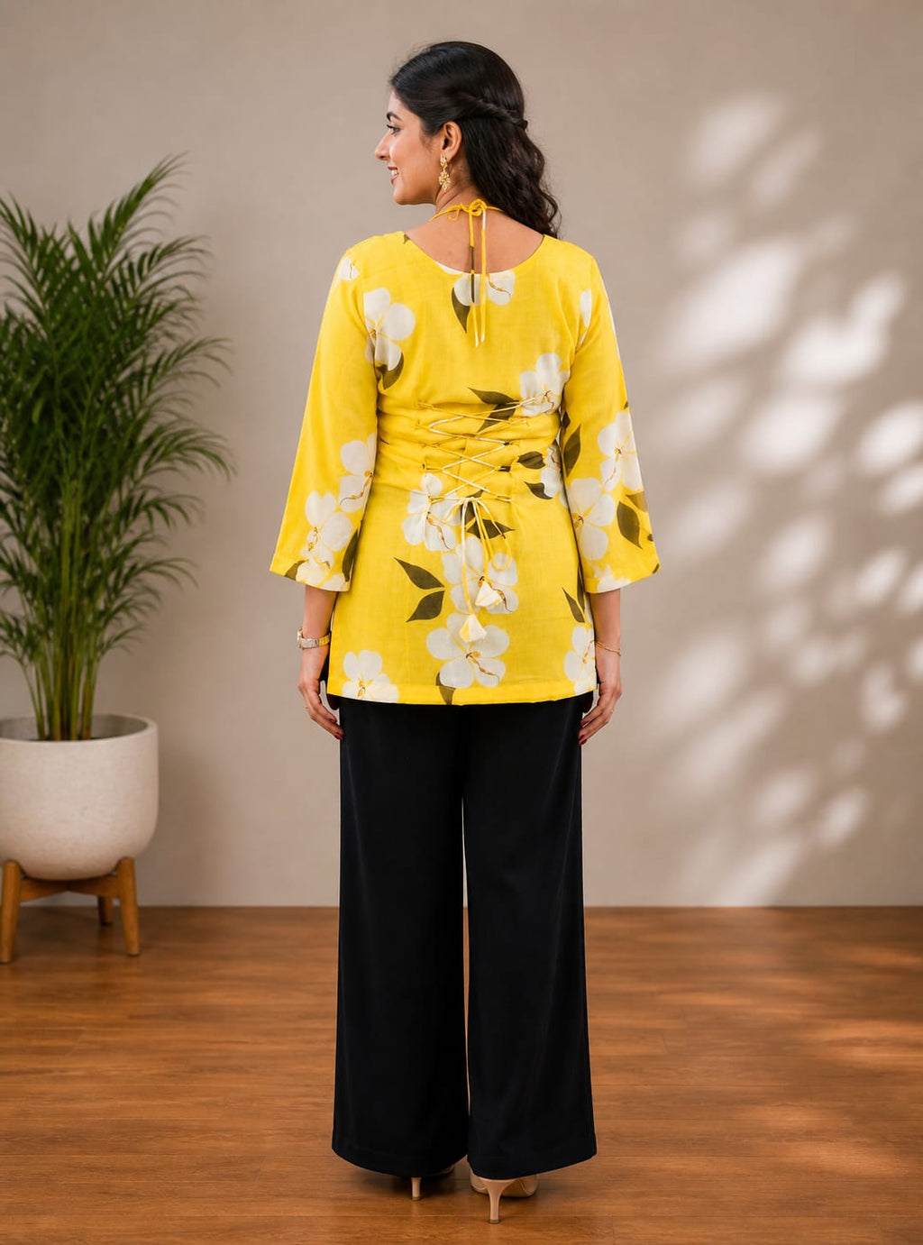 Elegant Loop Neck Kurti